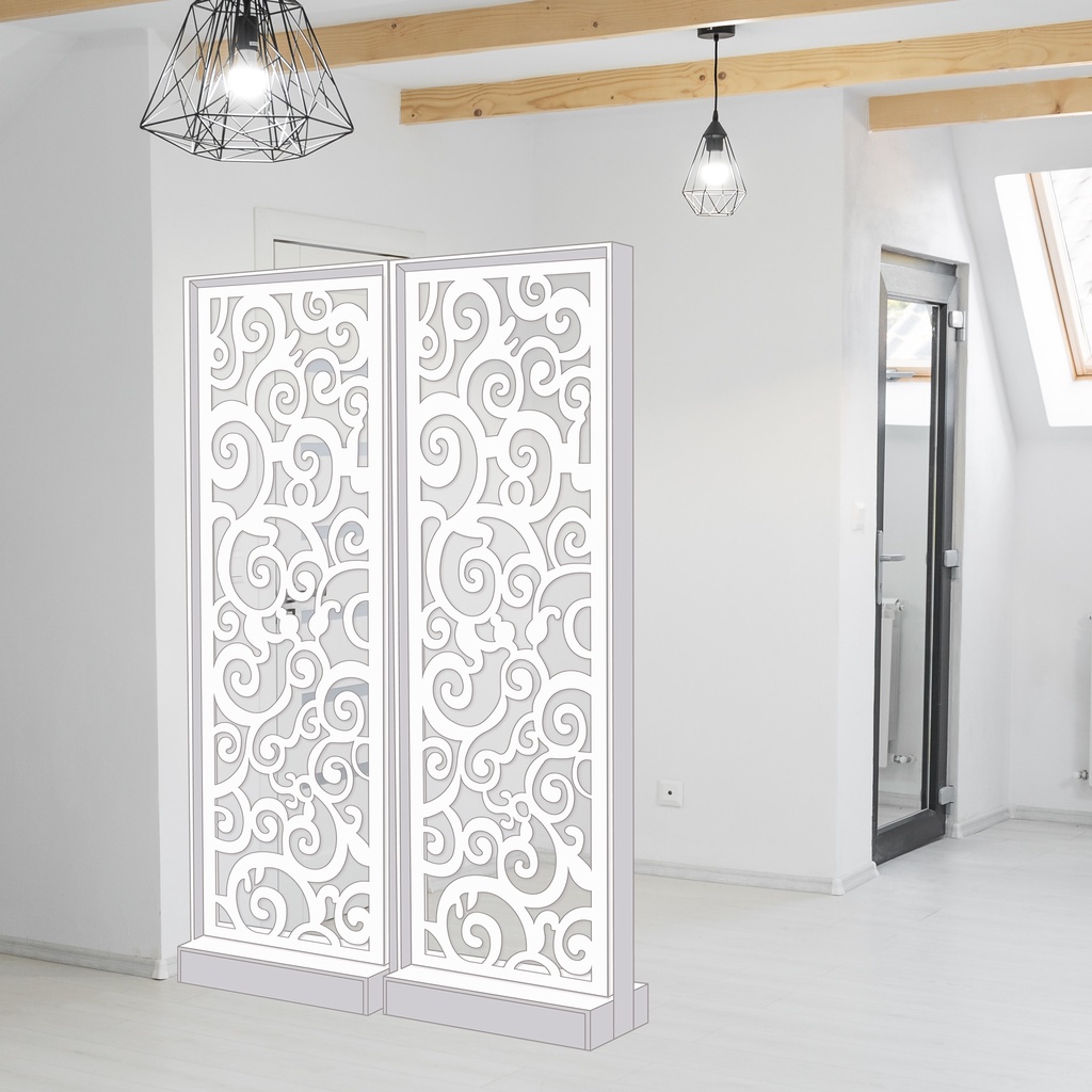 Living room modern simple partition wall decoration room creative