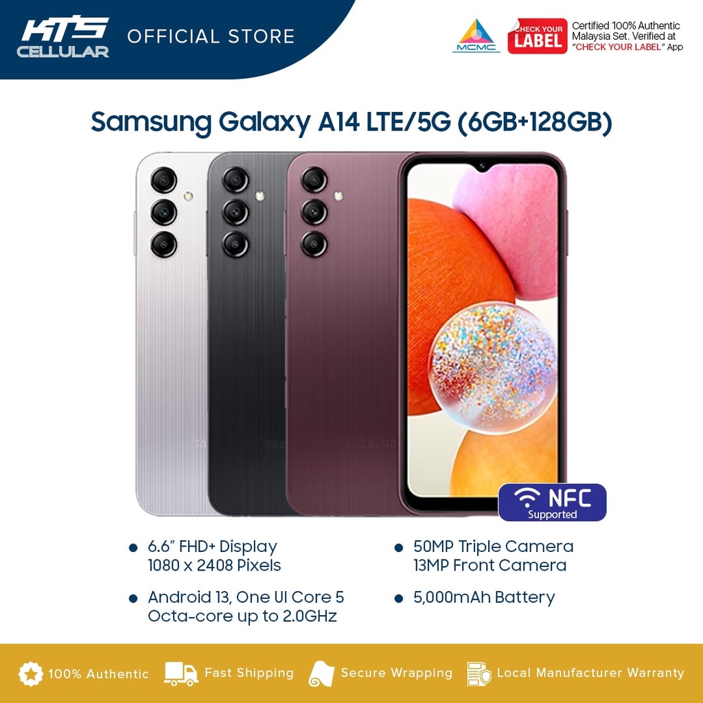 Samsung Galaxy A14 5G Now Available In Malaysia For RM949 