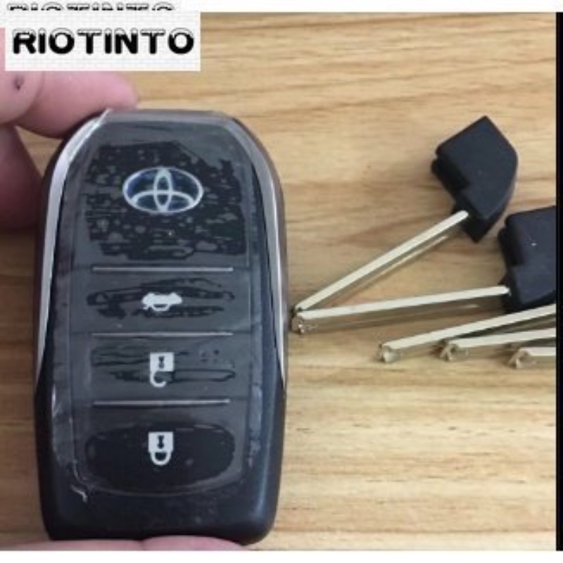 RioTinto New Smart Remote Key Insert Blank Fob For Toyota Highlander ...
