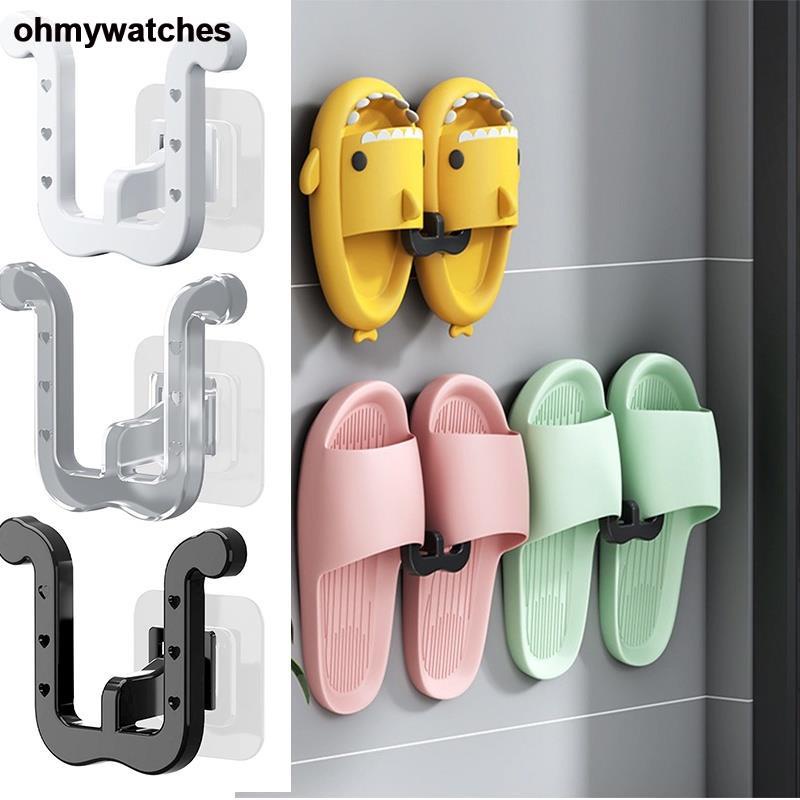 Slippers Rack No Punching Bathroom Simple Slipper Hook Toilet Drainage ...