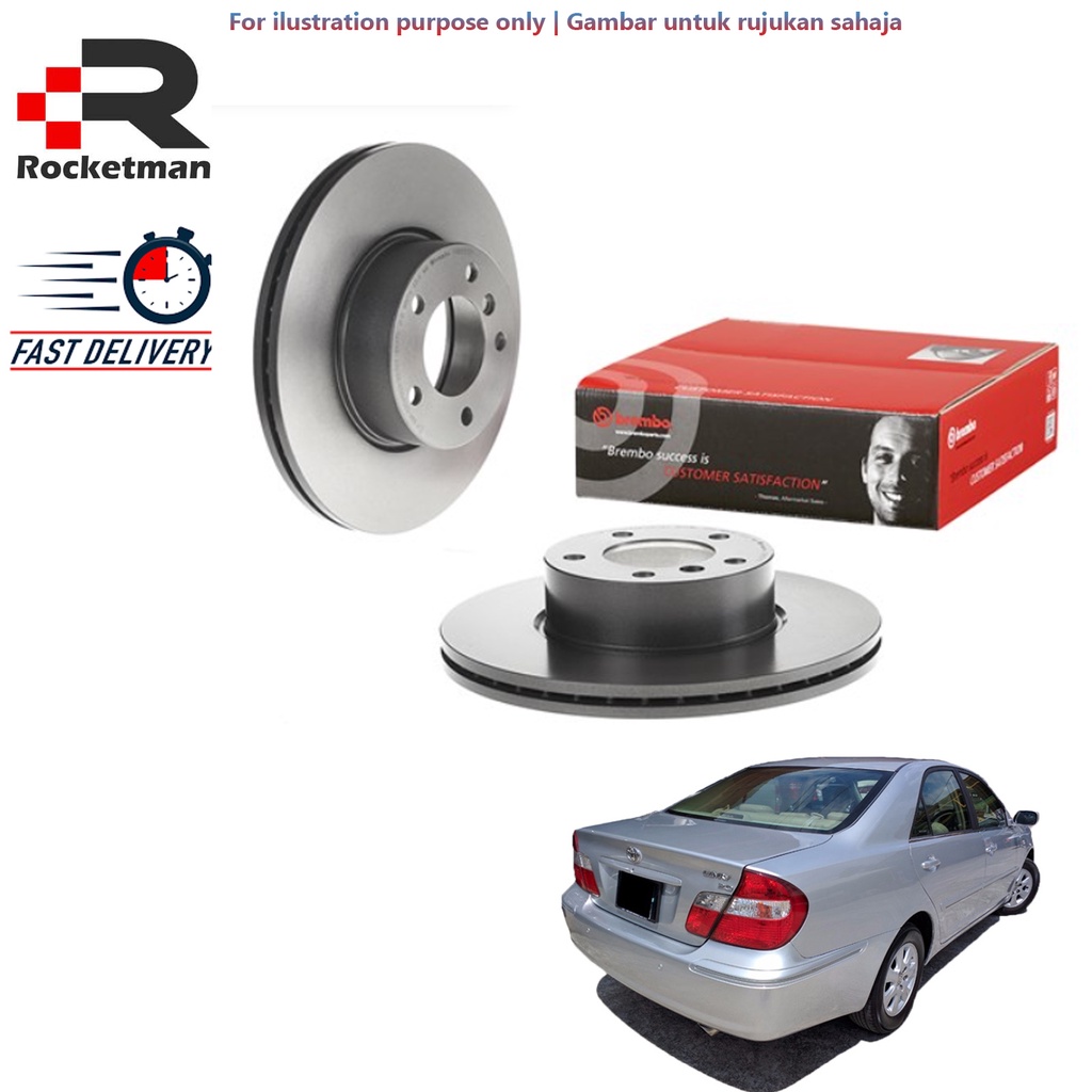 BREMBO FRONT BRAKE DISC ROTOR TOYOTA CAMRY ACV30 20022006 ESTIMA ACR30