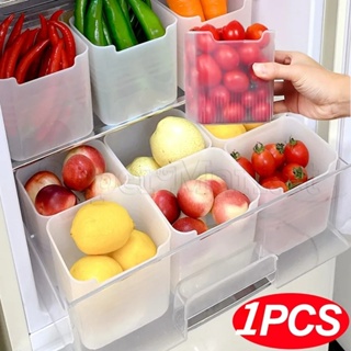 1PCS Fridge Organizer Bin Refrigerator Side Door Food Storage Box