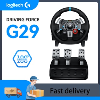  Logitech G Logitech G923 Racing Wheel and Pedals, TRUEFORCE  Force Feedback Driving Force Shifter - Real Leather, For PS5, PS4, PC, Mac  - Black : Video Games