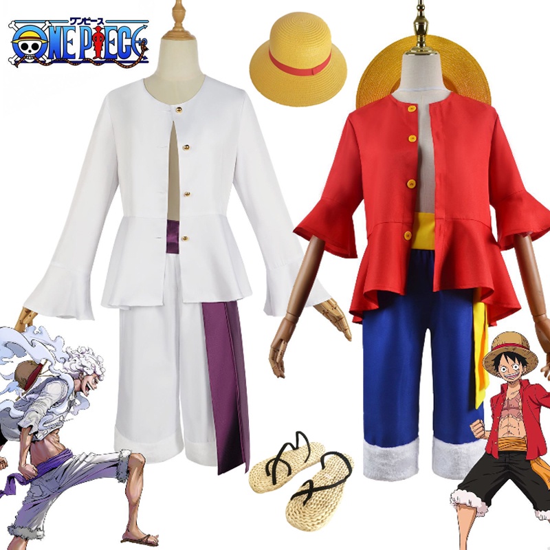 Cosplayer Wearing the Costume of Monkey D.Luffy from the Manga One