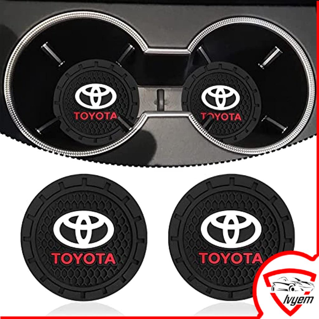 4pcs/Car Cup Holder Coaster Anti Slip Car Cup Coaster for Toyota ...