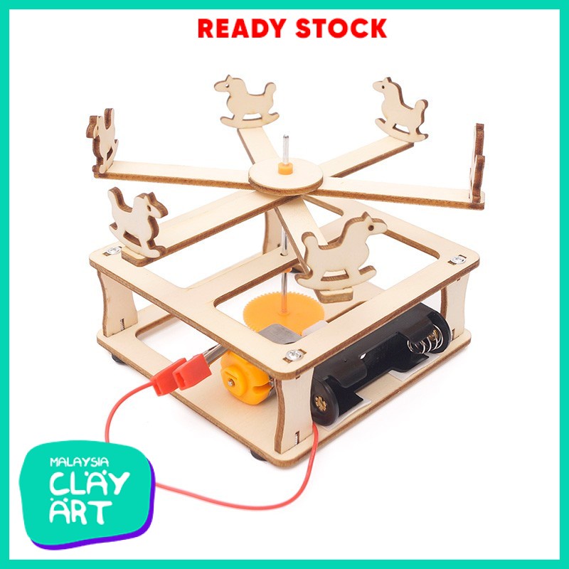 Merry Go Round 2 DIY Puzzle Pack STEM Toy | Science Education Set with ...