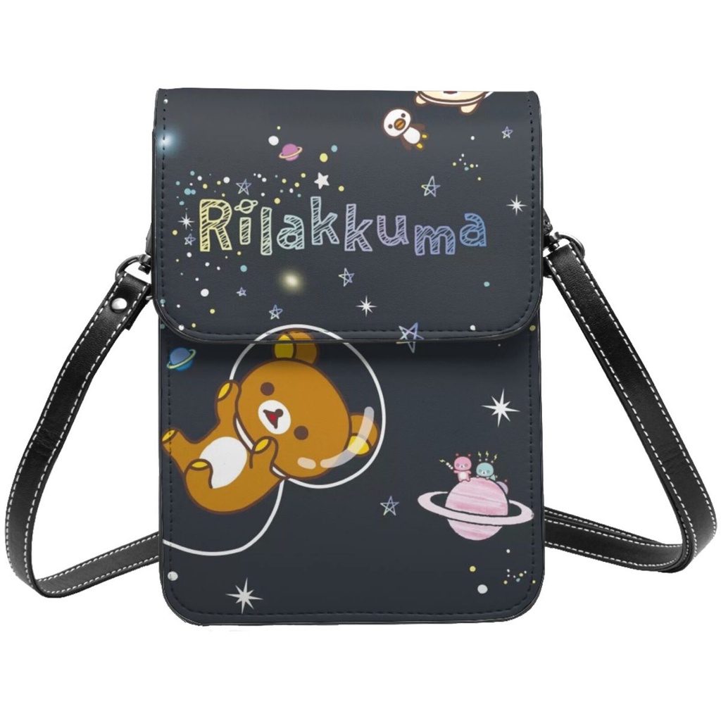 Sanrio Rilakkuma Women Messenger Bag Fashion Phone Shoulder Bag Small Leather Phone Wallet Shopee Malaysia
