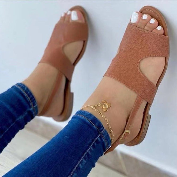 Ready Stock Sandals Slippers Women New Style Flat Women's Shoes Large ...