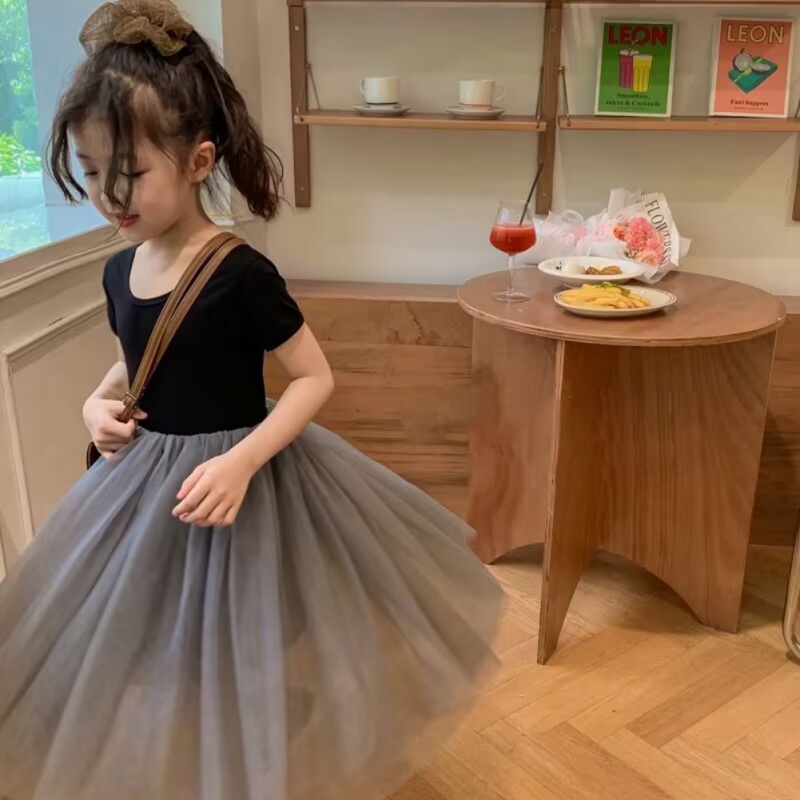 Kids Girls Dress Summer Children Dresses Clothing Korean Girl Skirt ...