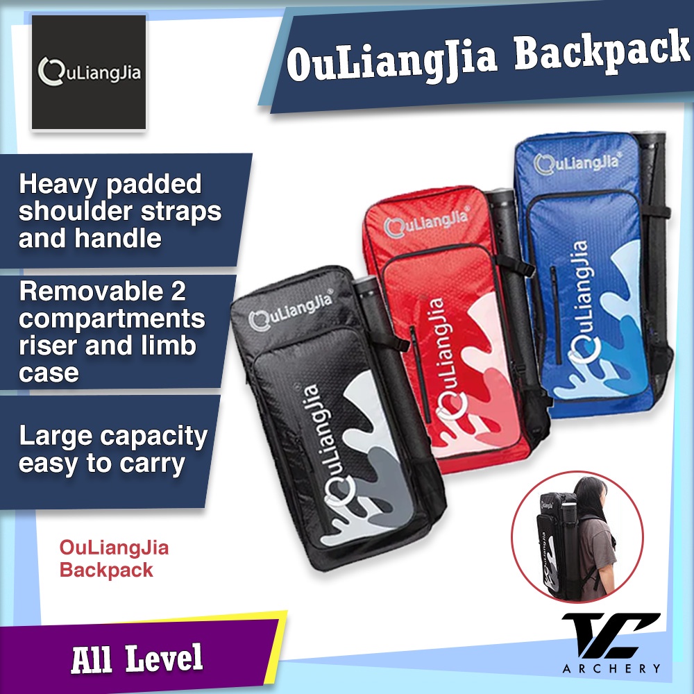 V Club Archery OuLiangJia Recurve Bow Bag Backpack With Telescopic