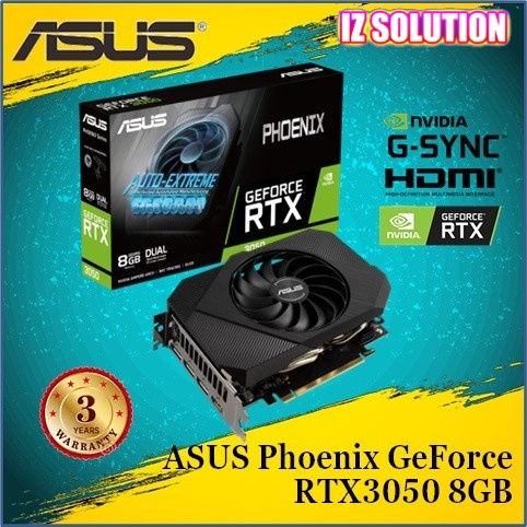 ASUS GeForce Phoenix RTX 3050 8GB GDDR6 VGA Graphic Card ( PH-RTX3050 ...