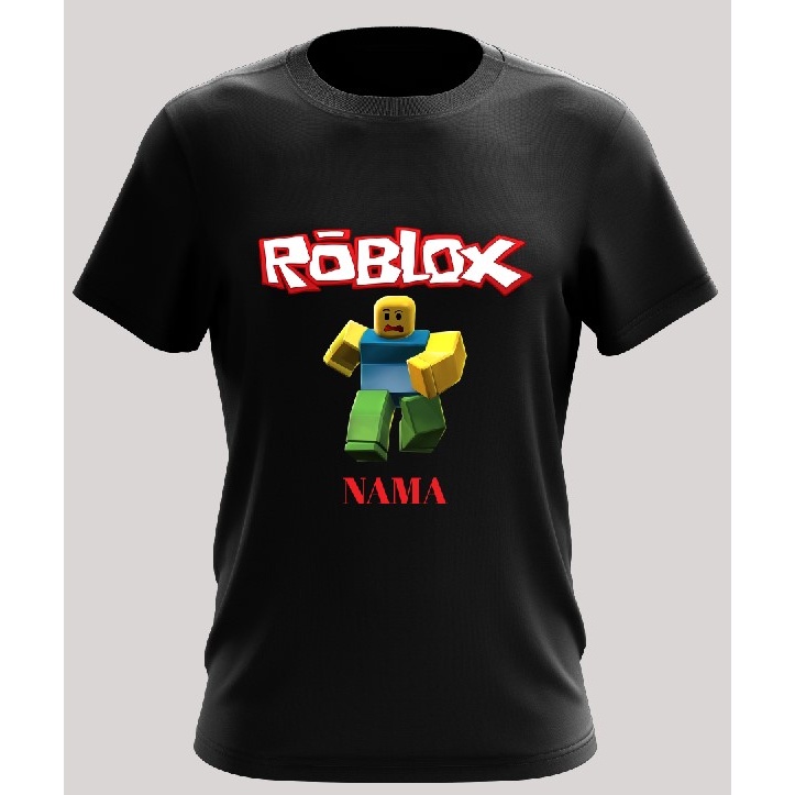 ROBLOX (1) Round Neck T-shirt with Custom Name | Shopee Malaysia