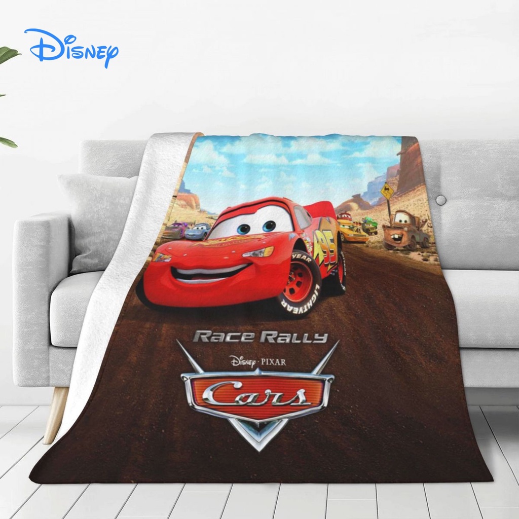 Disney Pixar Cars Lightning McQueen Throw Blankets on Bed Sofa Air ...