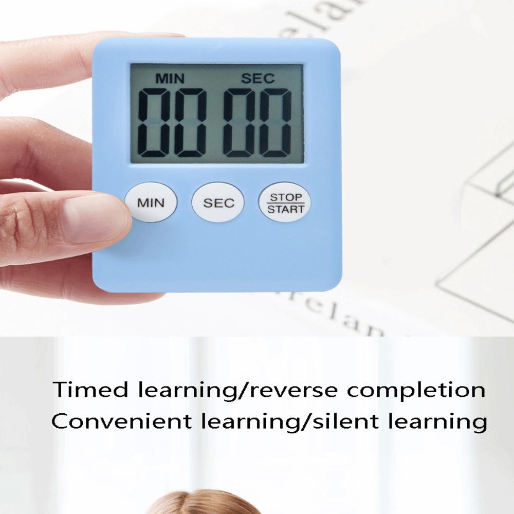 Single Timer Kitchen Clock Egg Clock Digital Timer Stop Watch Baking ...