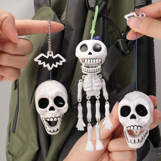 Horror Halloween Wednesday Addams Silicone Keychain for Keys