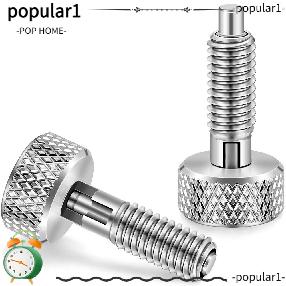 Pop 2 Packs Packout Handle Removal Kit M6 Type Silver Quick Release Pins With Knurled Handle 