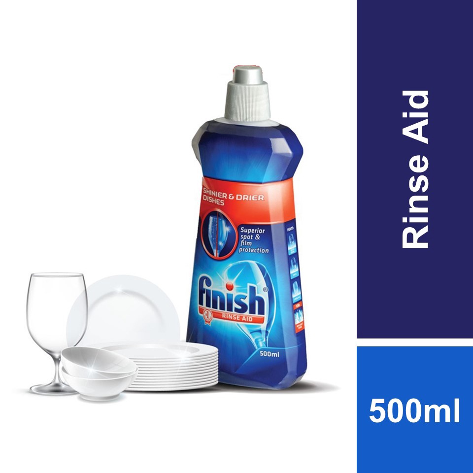 Finish Rinse Aid Shine & Dry Dishwasher Cleaning 500ml Shopee Malaysia