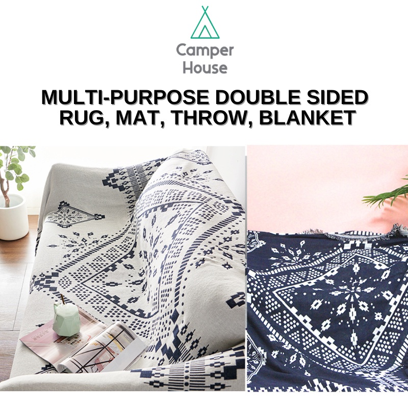 {Ready Stock] Multipurpose Camping Outdoor Picnic Floor Mat, Throws