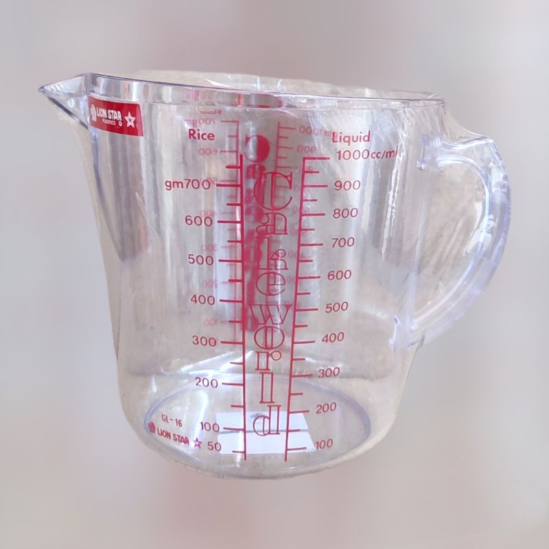 LION STAR BPA-Free Transparent Plastic Measuring Cup Measuring Jug/Jag ...