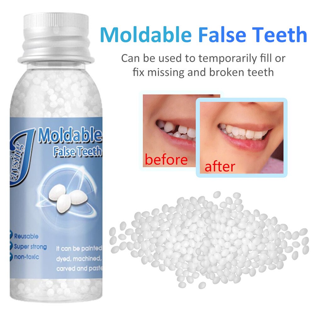 Resin False Teeth That Fit Solid Glue Temporary Tooth Repair Set