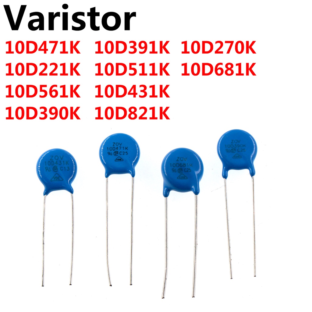 20pcs Varistor 7D471K 7D391K 10D471K 14D471K 14D431K 14D681K 20D471K ...