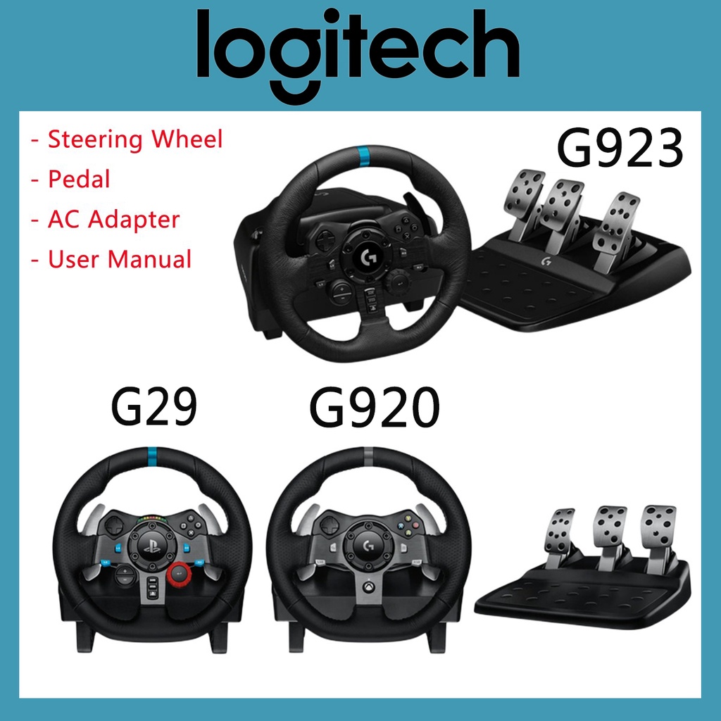 Logitech G29 & G923 Driving Force Race Wheel With G Driving Shifter / Steering Wheel