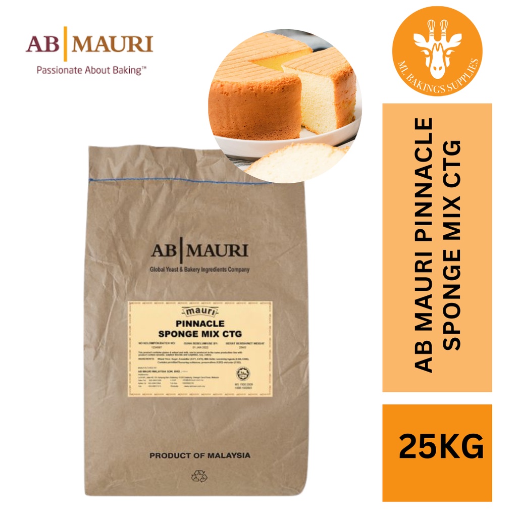 [READY STOCK] AB MAURI Pinnacle Sponge Mix CTG | Tepung Optima Kek Span ...
