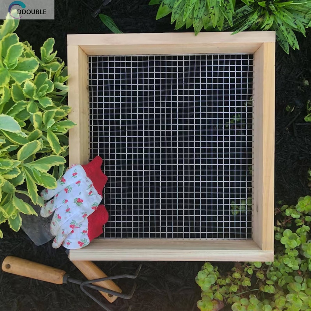 Garden Soil Sieve Sifter Compact Bonsai Soil Stone Filter Mesh