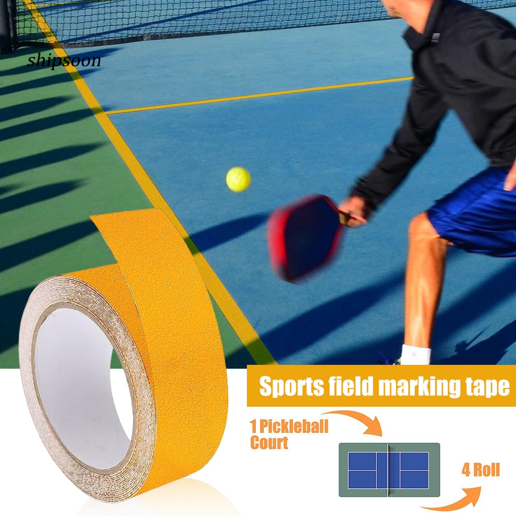 SN Athletic Tape Field Marking Tape Outdoor Pickleball Court Marking Tape Nonslip Boundary for