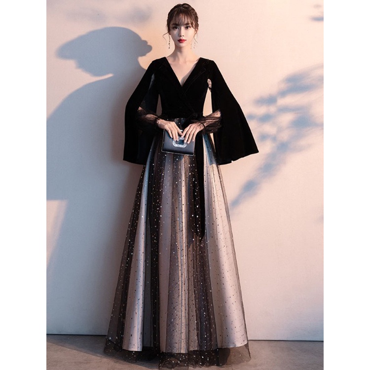 Banquet evening dress princess slim dress