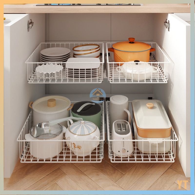 Kitchen remodeling diy pullout baskets homemade mesh basket