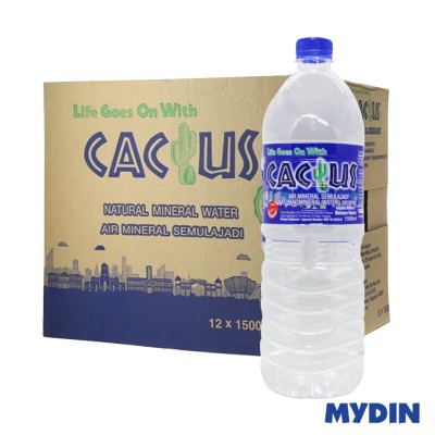 Cactus Mineral Water (12 x 1.5 litre) | Shopee Malaysia