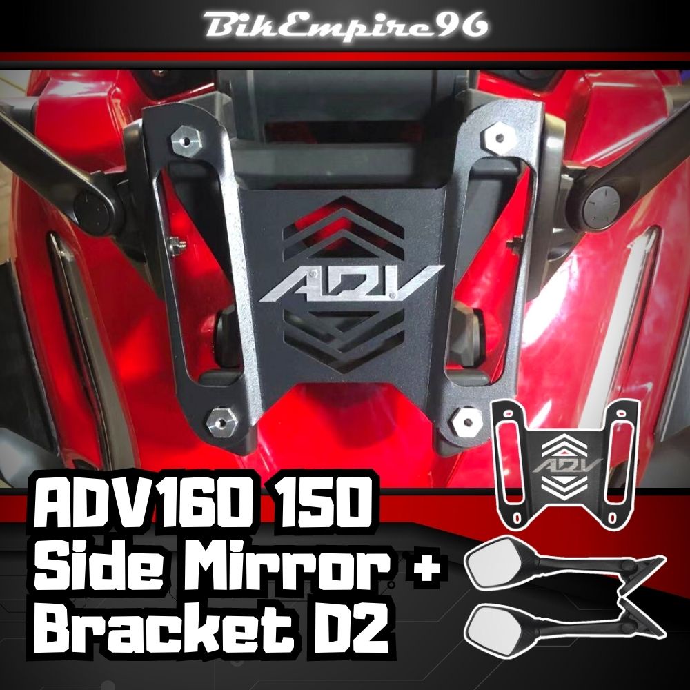 Honda ADV160/150 Side Mirror + Bracket D2 Motorcycle Accessories Side