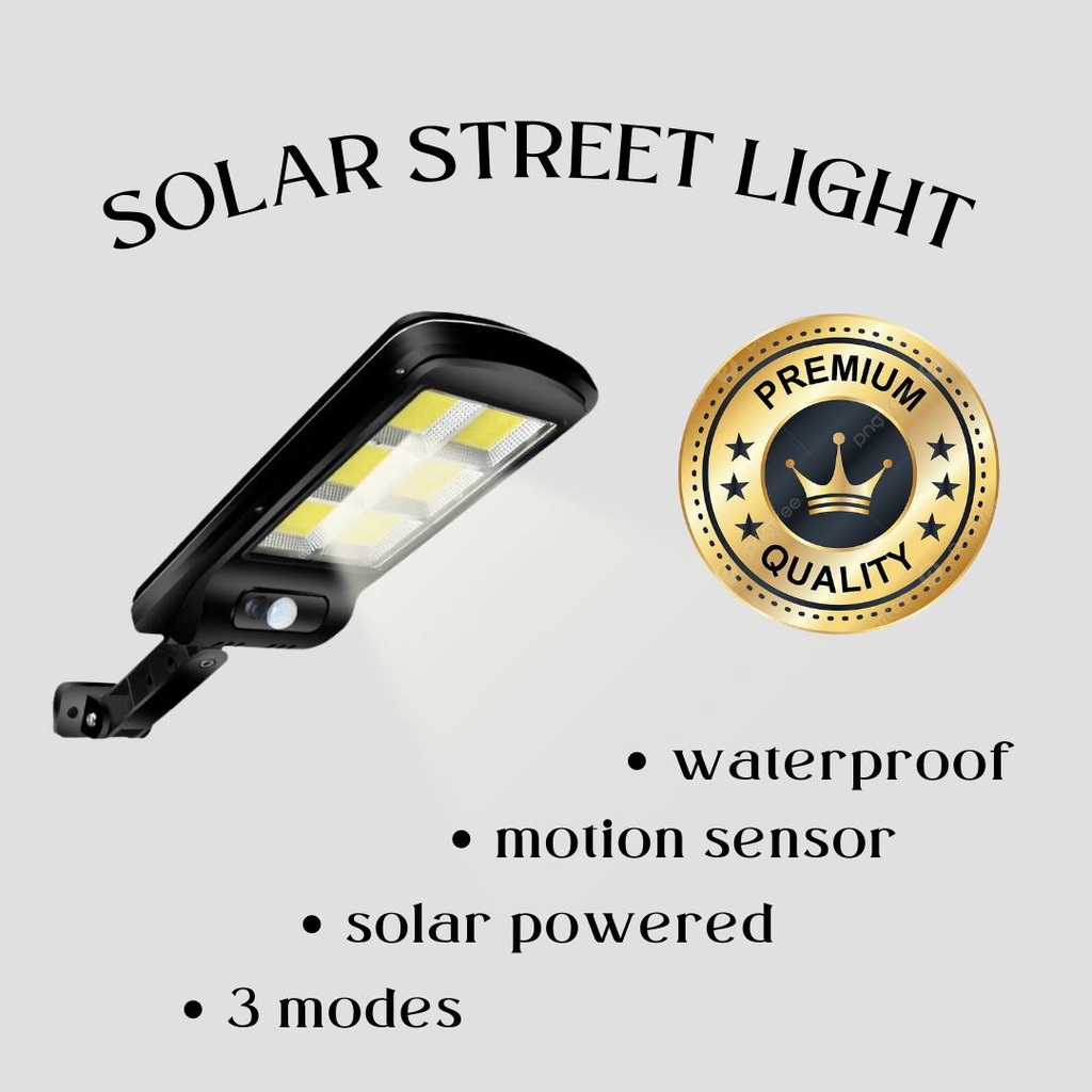 Waterproof Solar Led Light 120W Lampu Solar Street Lighting Parking Lot