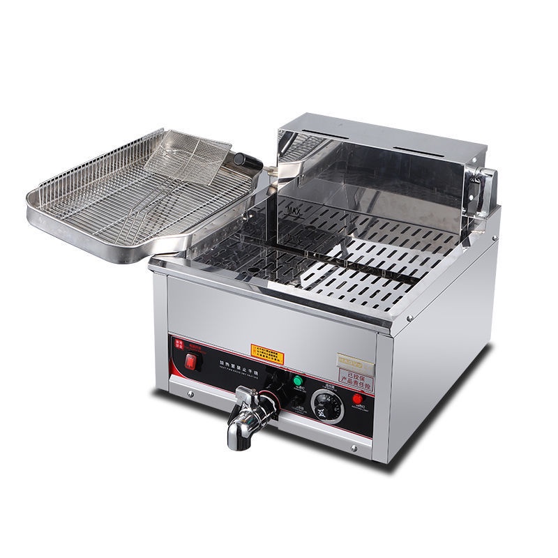 Commercial Desktop Deep Frying Pan Constant Temperature Stall Fried