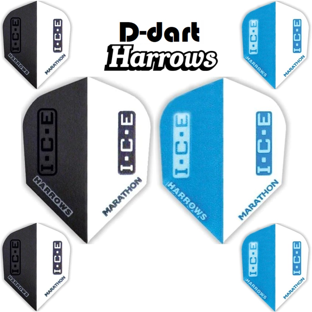 Harrows Dart Flights Standard Marathon Extra Strong I.C.E 3pcs/pack
