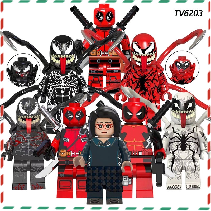 Assembled Building Blocks Third Party Spider-Man minifigure Toys