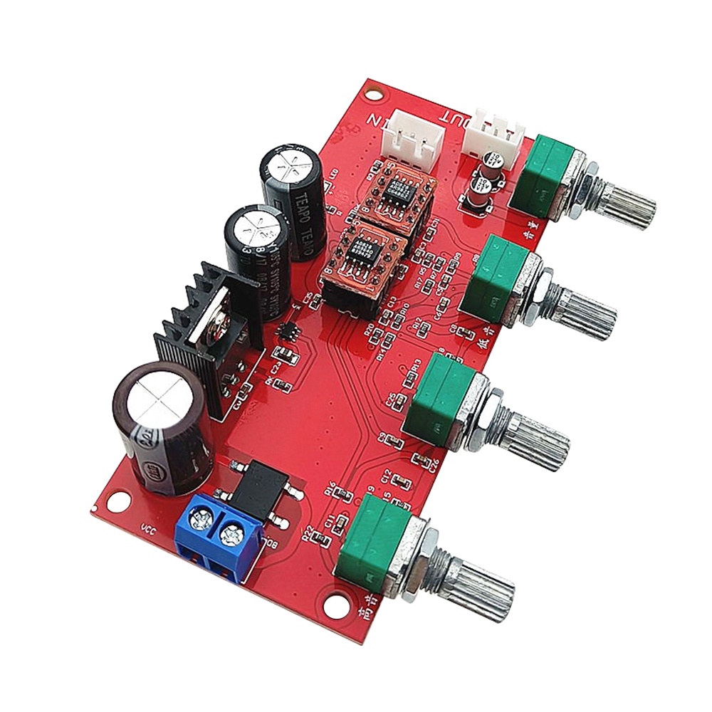 Pcbfun Ad828 Preamp Amplifier Board Hifi Stereo Volume Tone Control ...