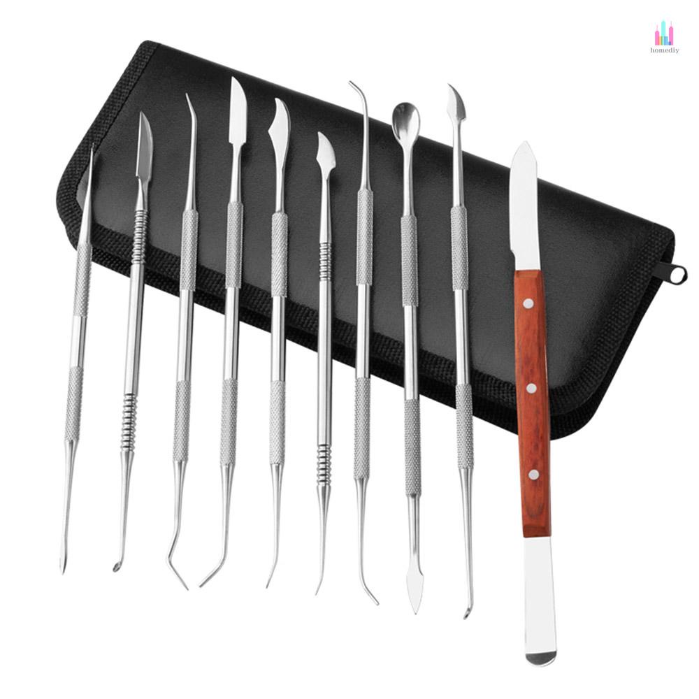 [Home] Stainless Steel Wax Carvers Set Double Ended Wax Carver with ...