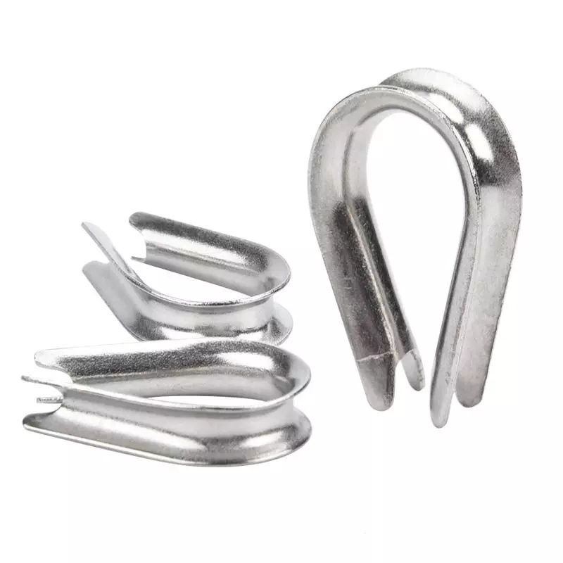 Wire Rope Thimble Stainless Steel 304 Cable Wire Thimble Eye 2mm / 3mm ...