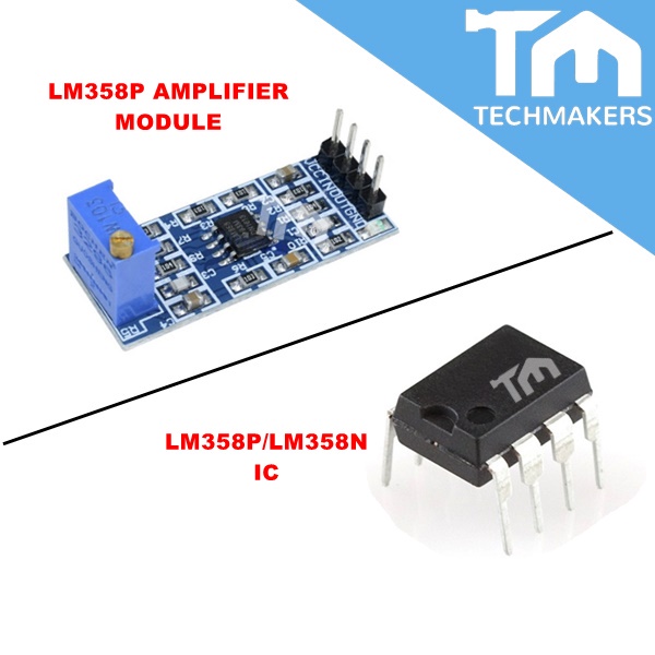 LM358P LM358N Dual Operational Amplifier Op-Amp DIP IC 8-Pin Adjustable