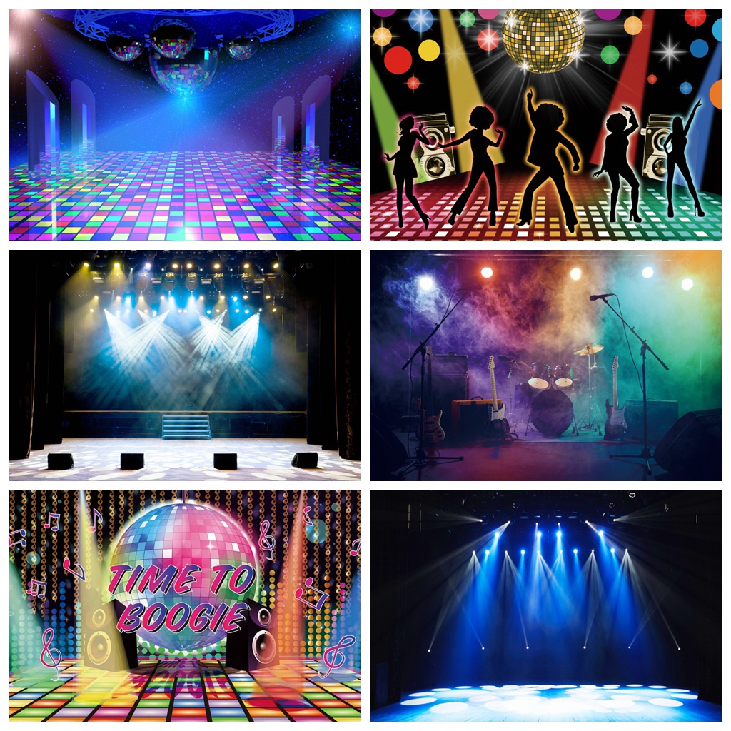 Stage Backdrops Music Show Shiny Spotlight Speaker Party Child Portrait ...