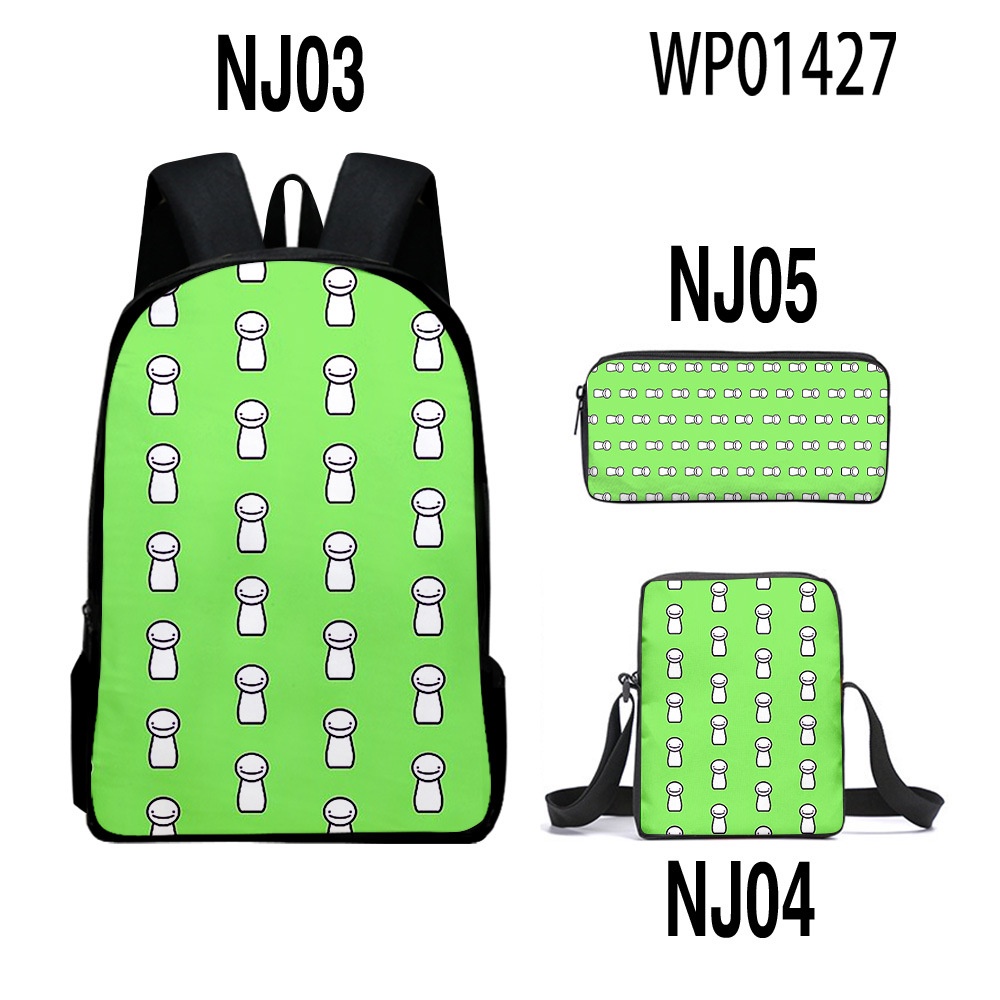 New Printed Dream Smp Threepiece School Bag Primary School Students
