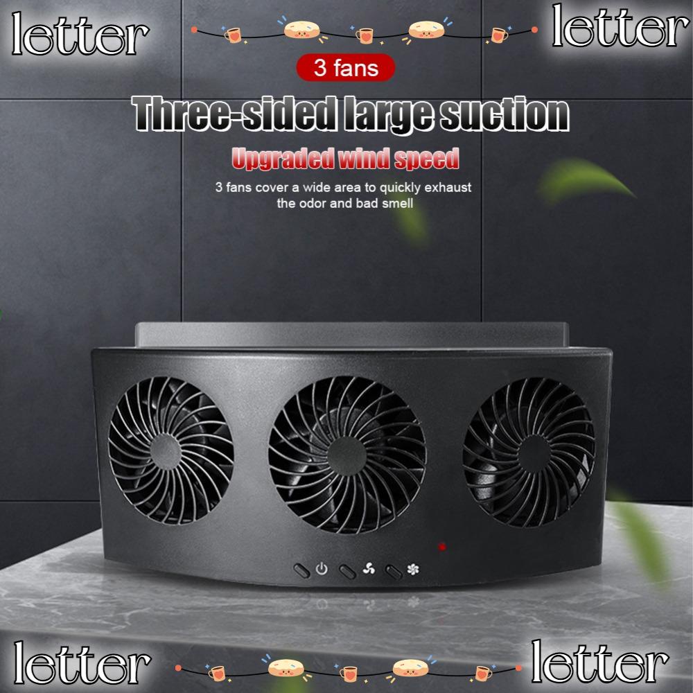 LETTER Car Exhaust Fan New Window Vent Cool Ventilation Auto Radiator