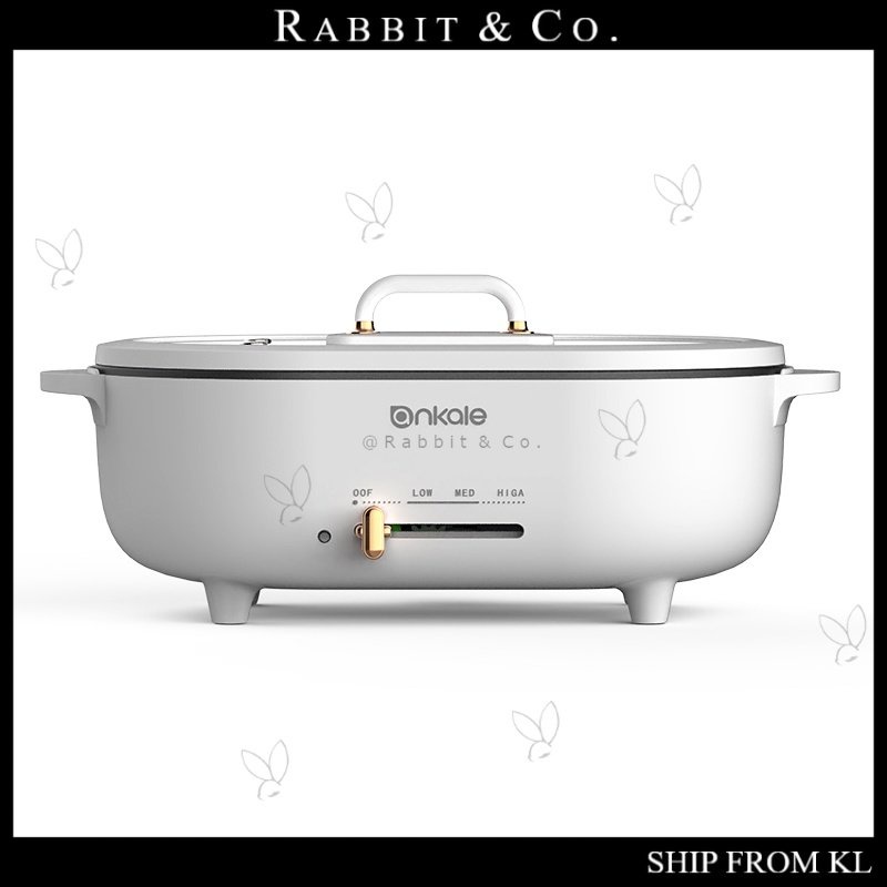 R&C ANKALE 3L Electric Hot Pot Multifunction Electric Cooking Pot Non