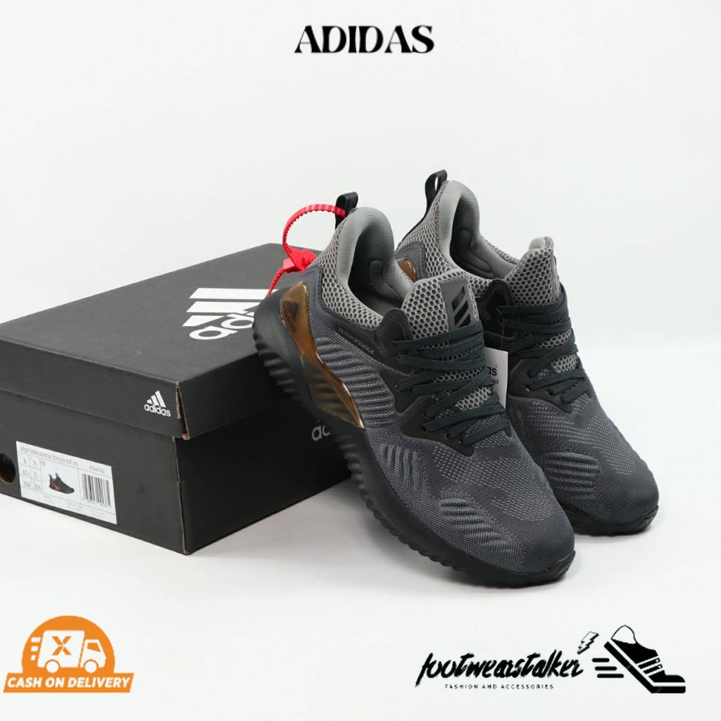 Adidas alphabounce beyond grey carbon on sale