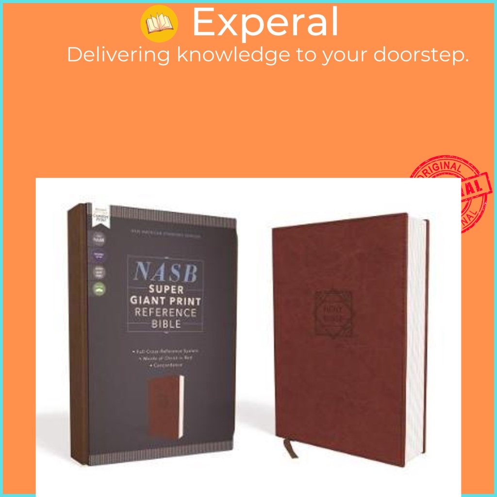 [English - 100% Original] - NASB, Super Giant Print Reference Bible ...