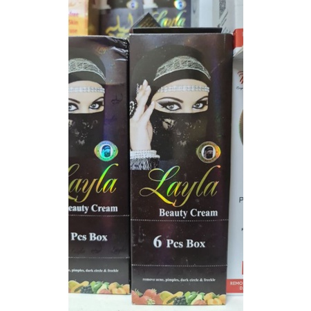 OFFER PRICE 1 BOX 6 PCS LAYLA BEAUTY CREAM ( MADE IN PAKISTAN) | Shopee