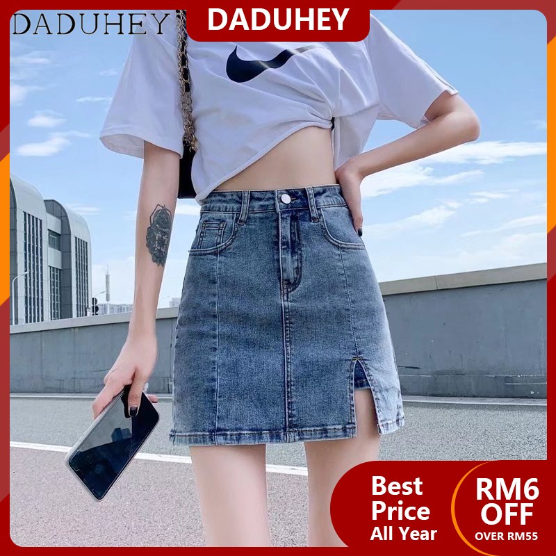 Plus size denim outlet skirt malaysia