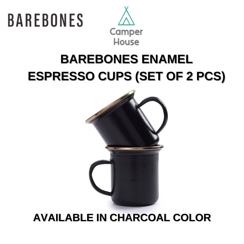 thumbnail image 2 of Barebones 5-Ounce Enamel Espresso Cup Set Of 2 - Botswana 2 of 12